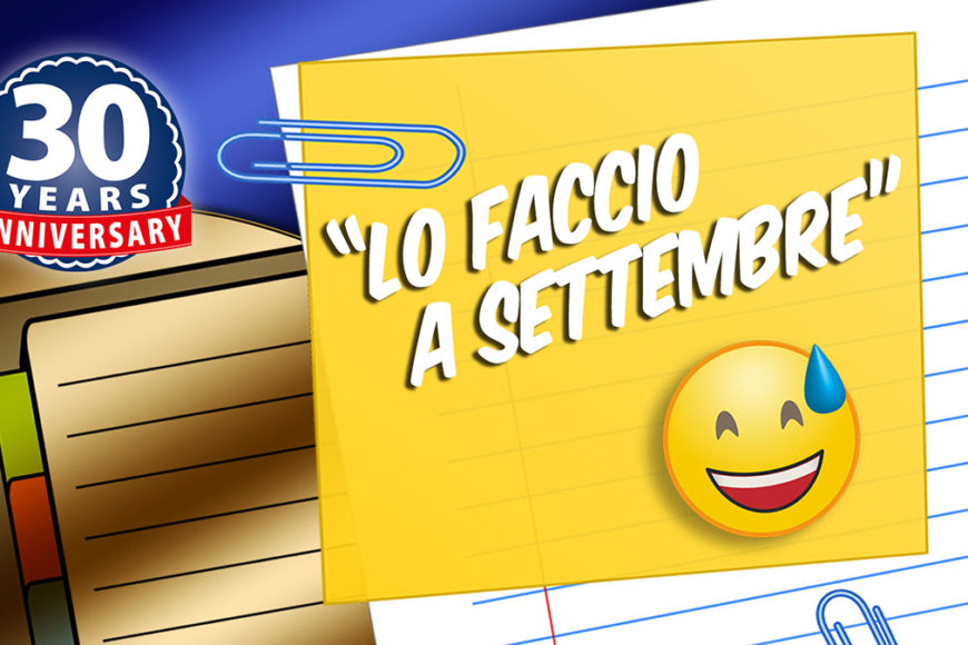 “Lo faccio a settembre”