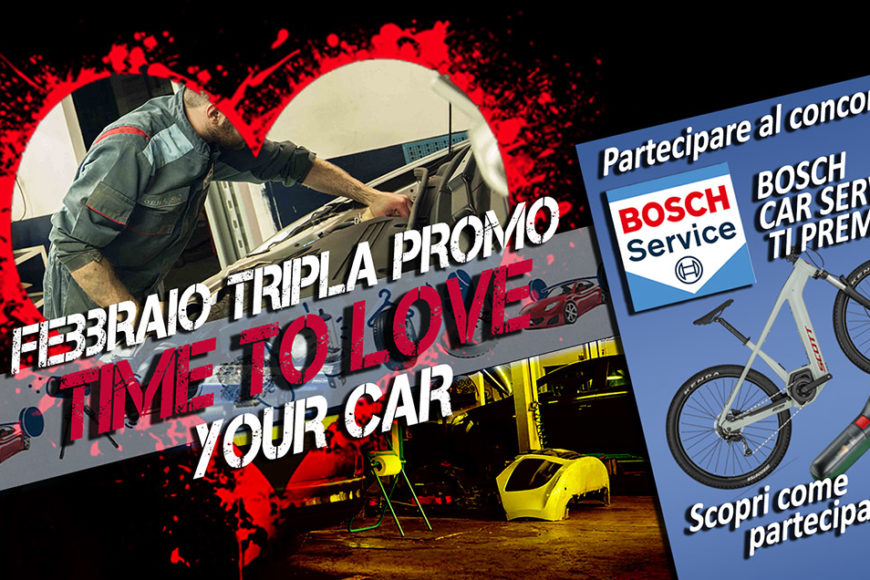 Time to love your car con la tripla promo di febbraio!