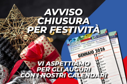 Avviso orari e chiusura per festività